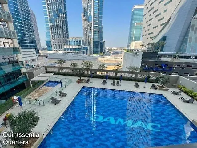 Chic Apartment Near Down Town In Business Bay 迪拜